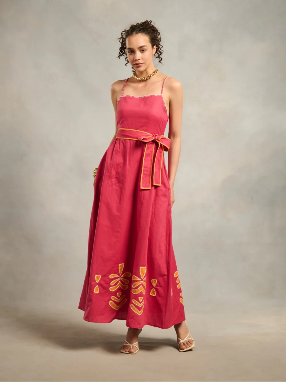 Clara Linen Blend Maxi - Image 9